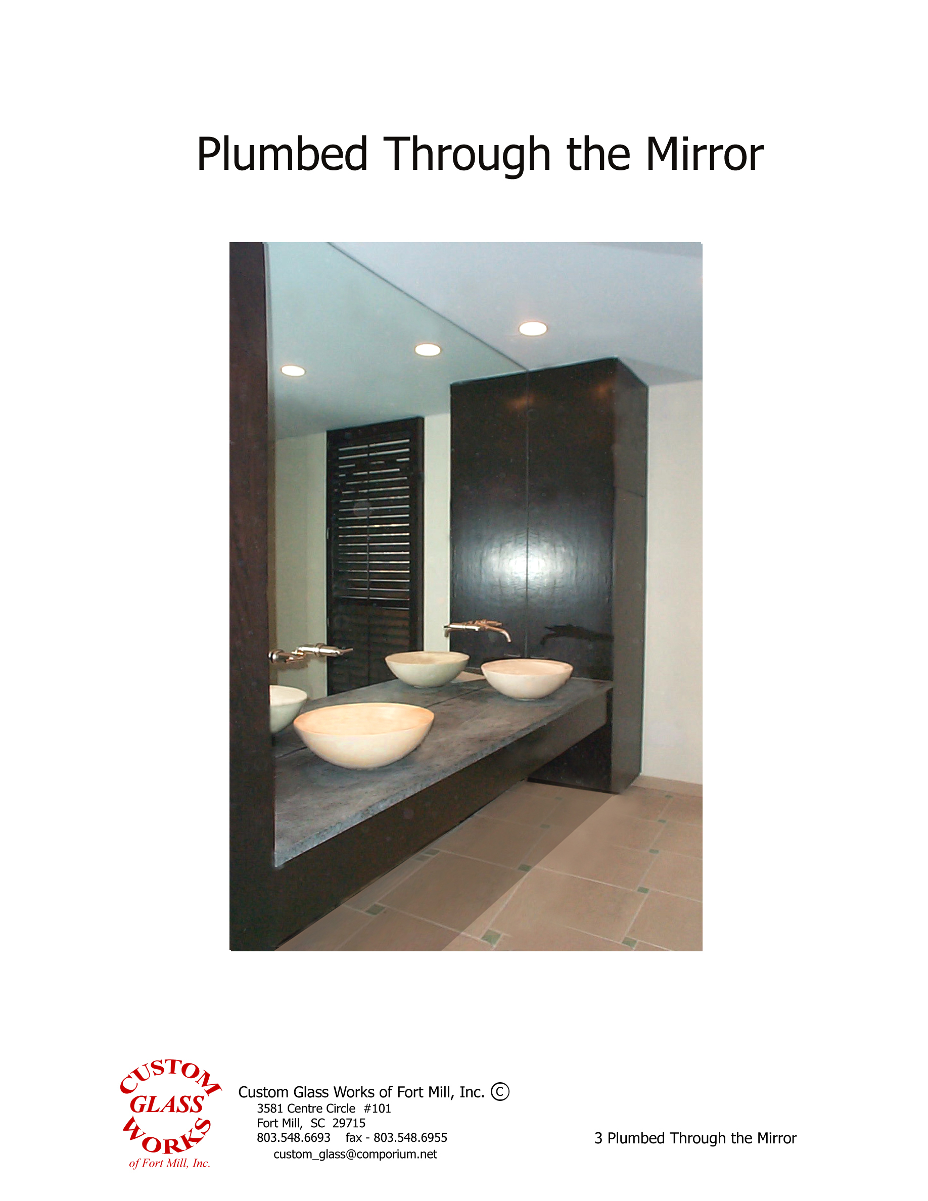 3 Plumbed Through the Mirror